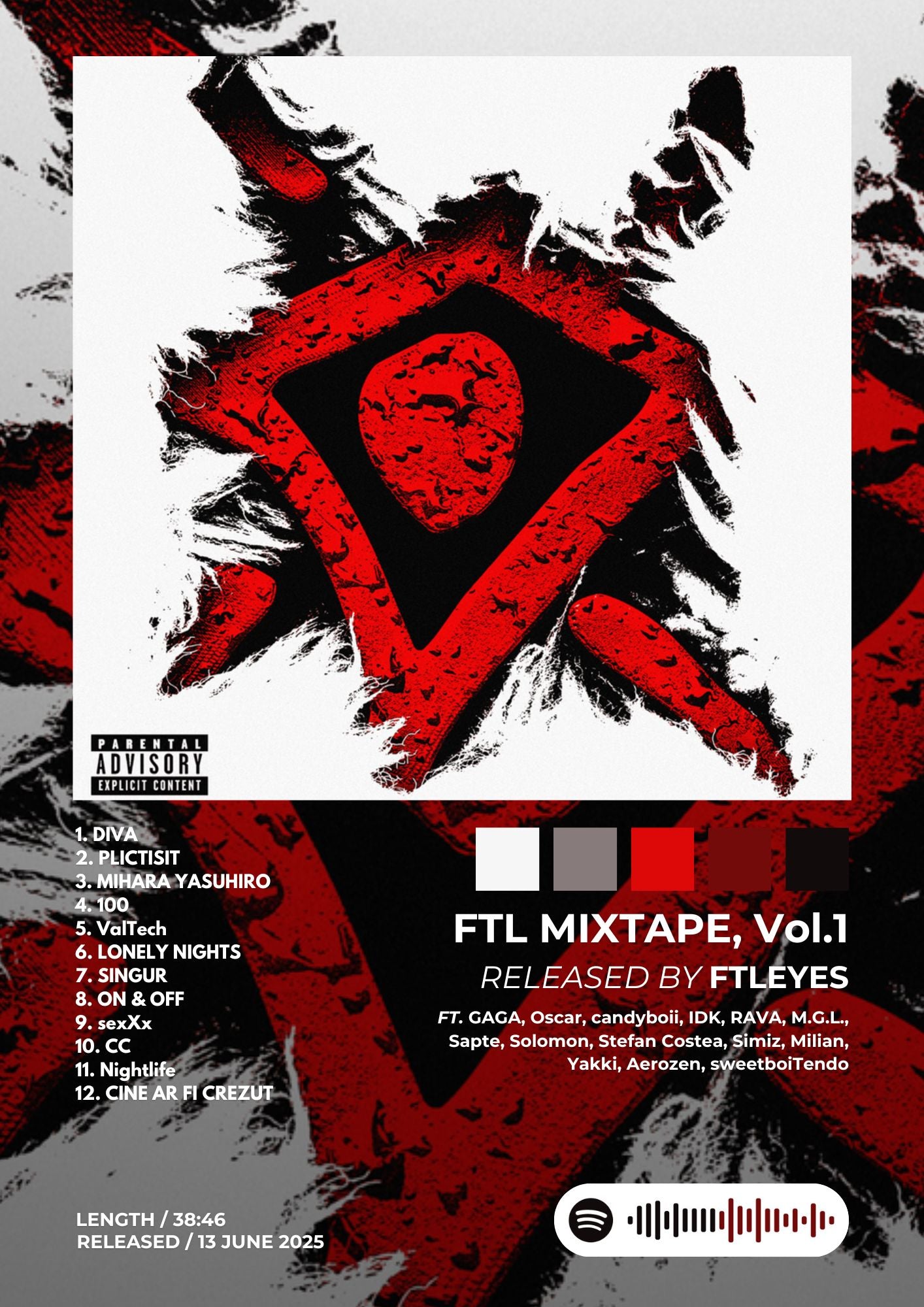 Tablou FTL MIXTAPE, Vol.1