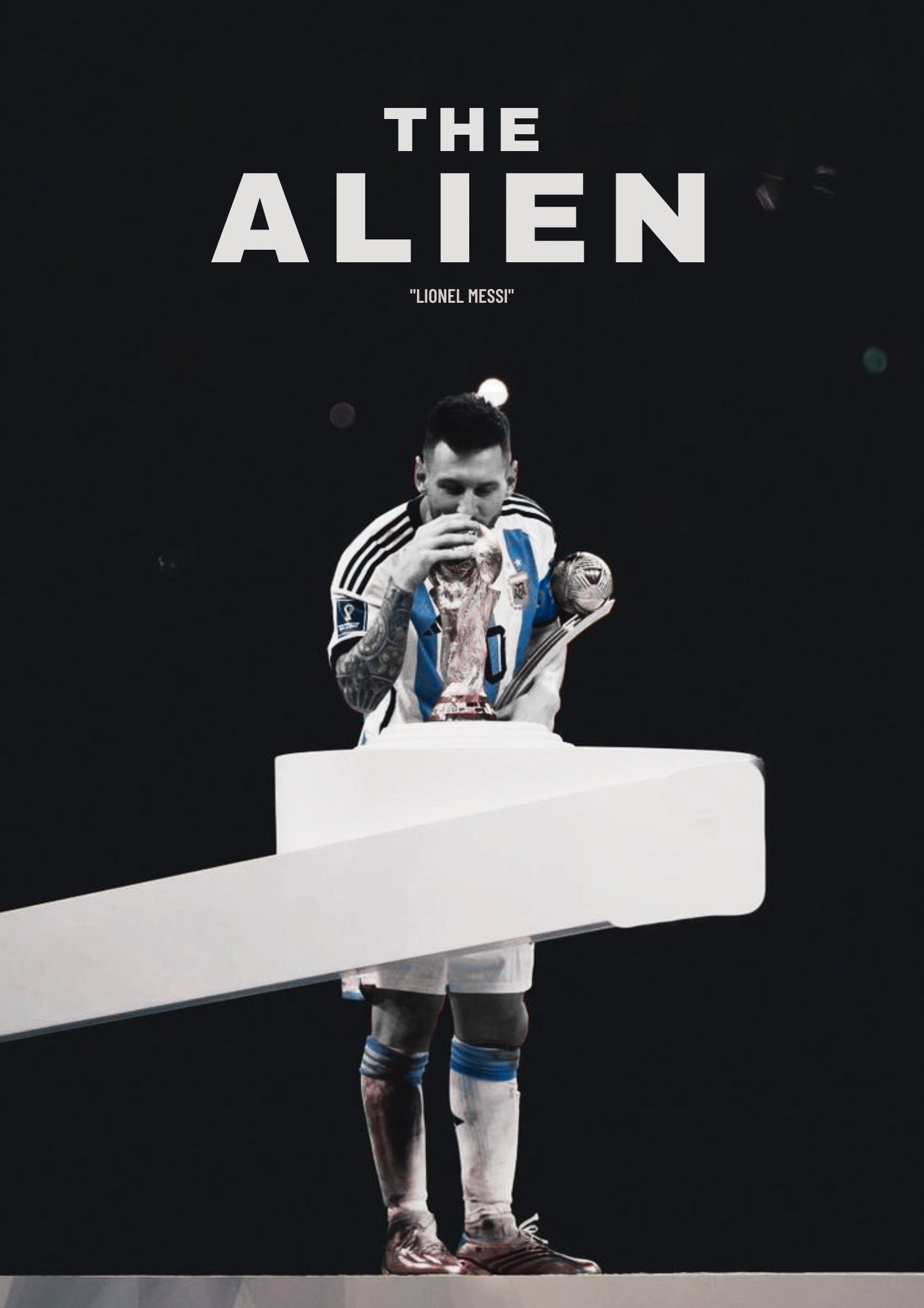 Poster Messi World Cup