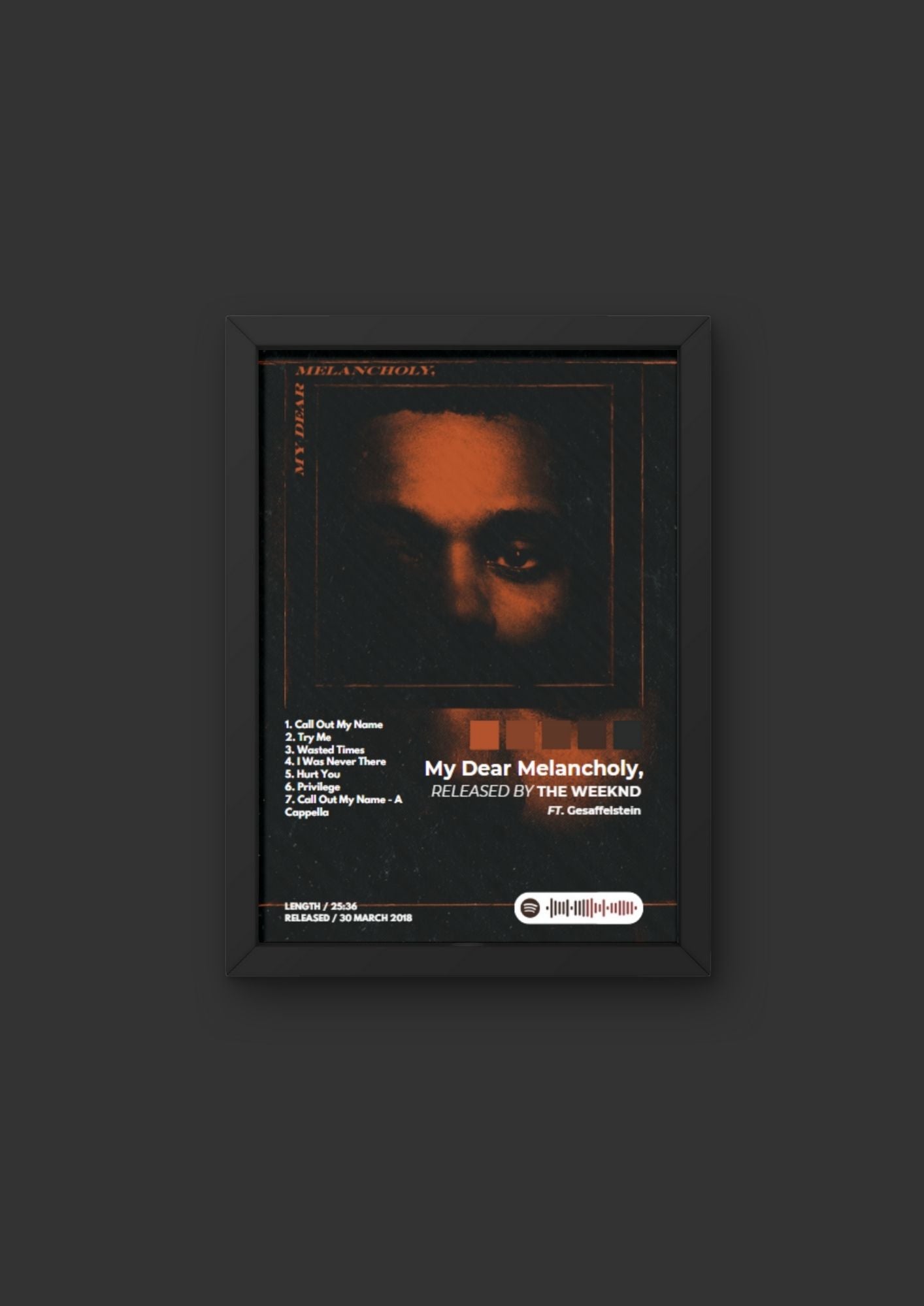 Tablou My Dear Melancholy,