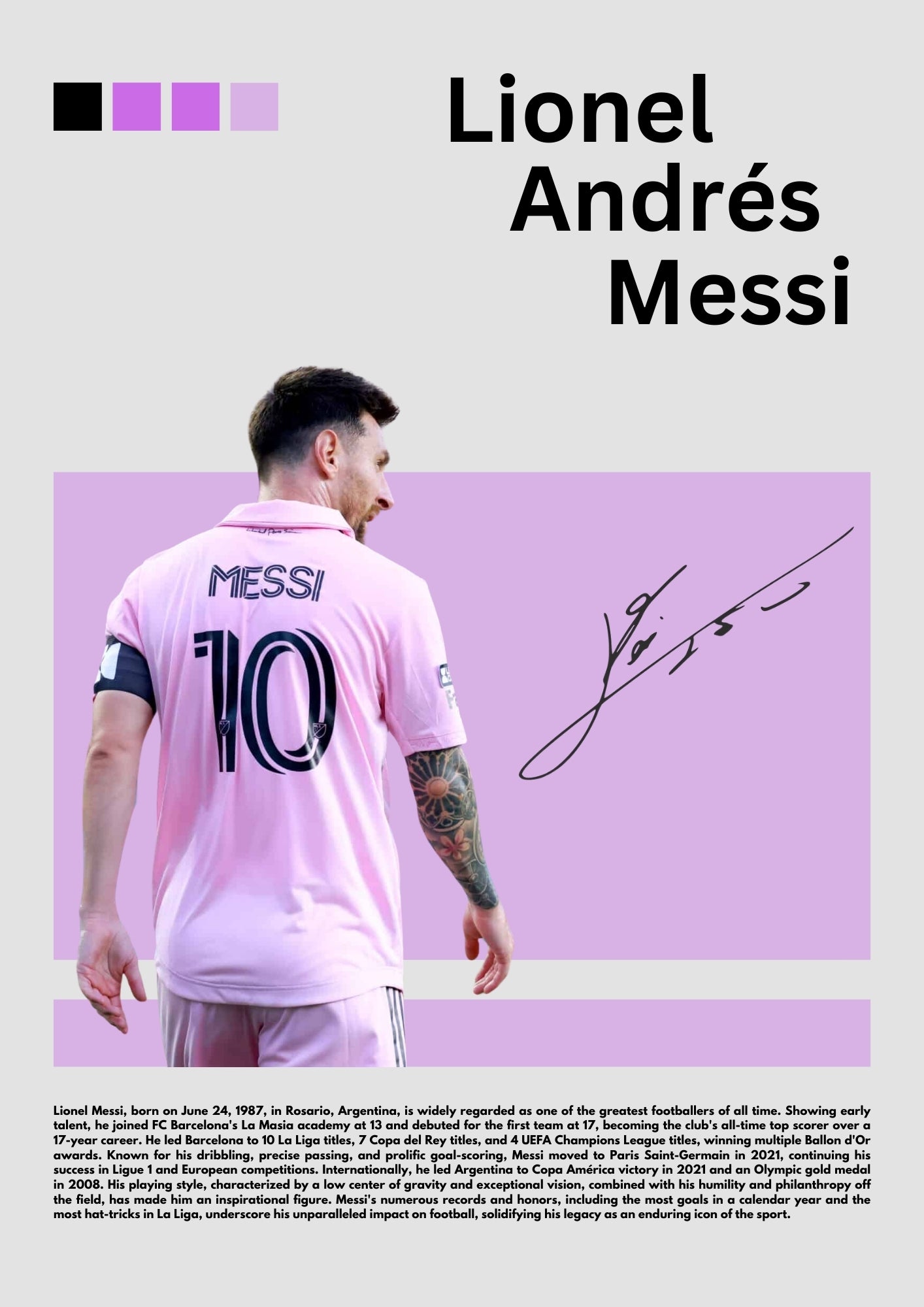 Poster Messi