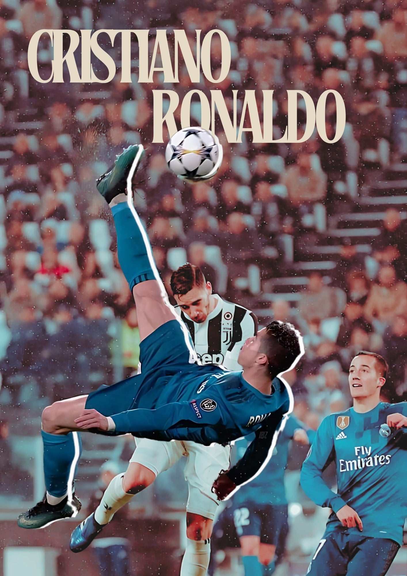 Poster Ronaldo Champions League