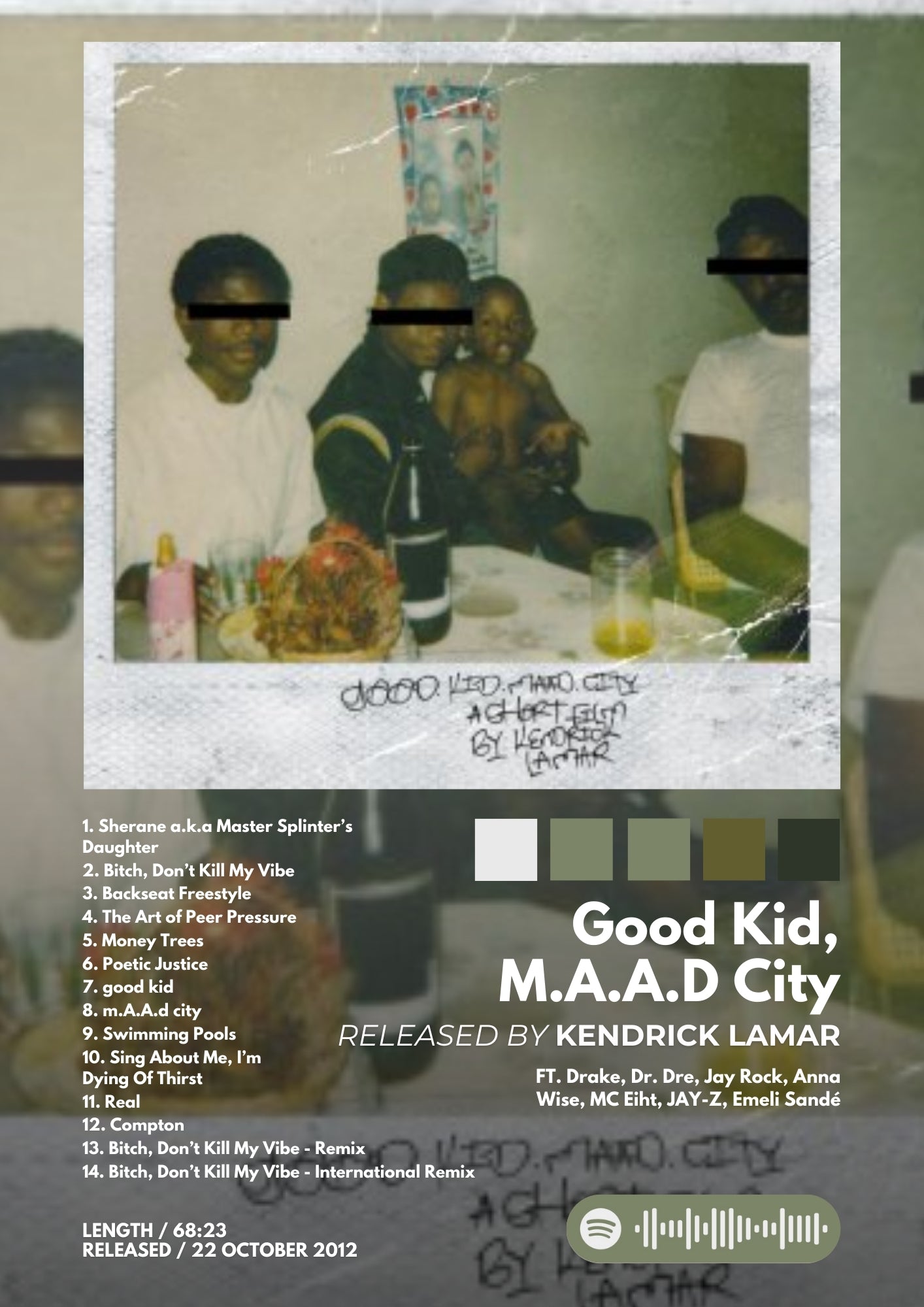 Tablou Good Kid, M.A.A.D City