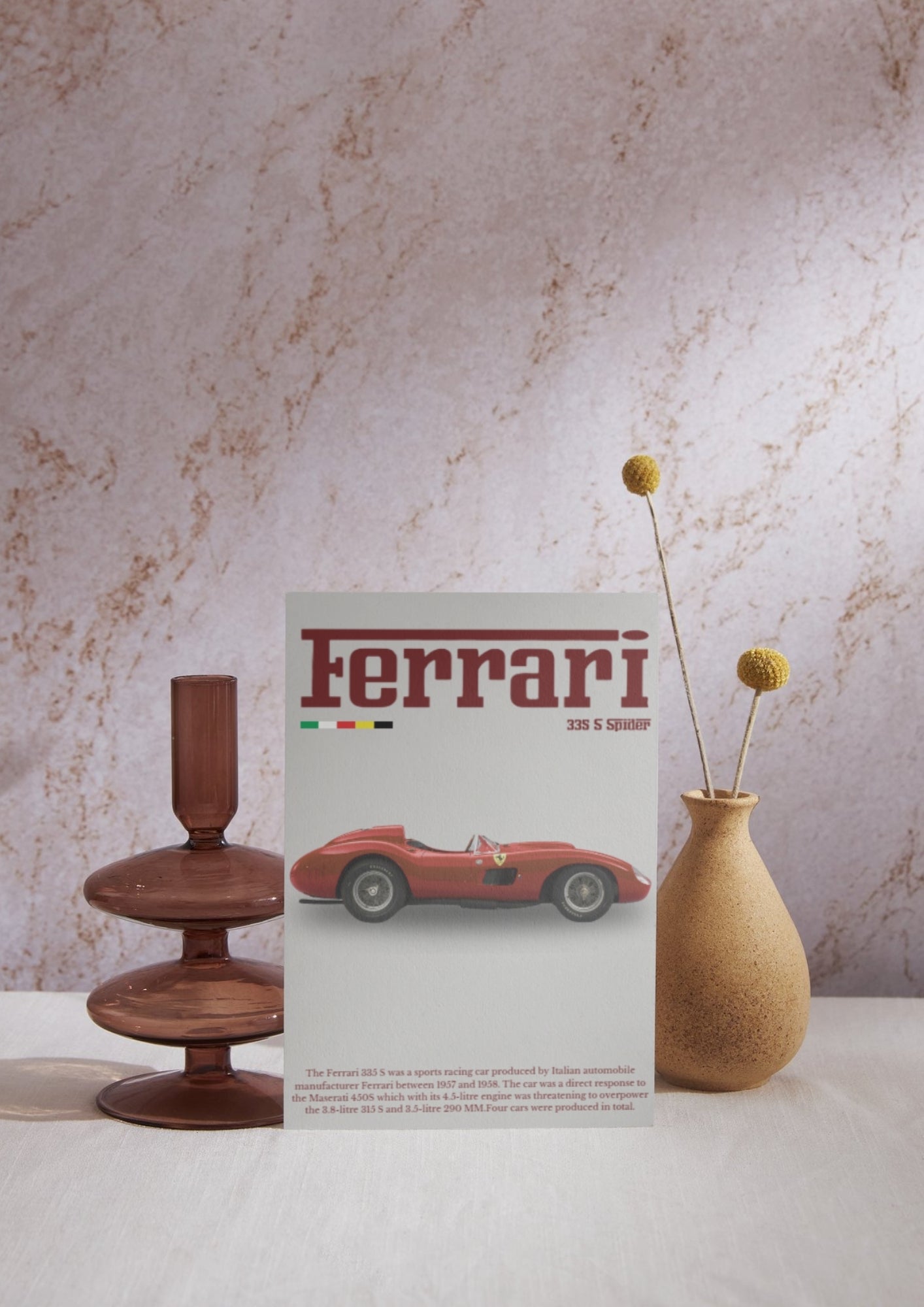 Poster Ferrari 335S