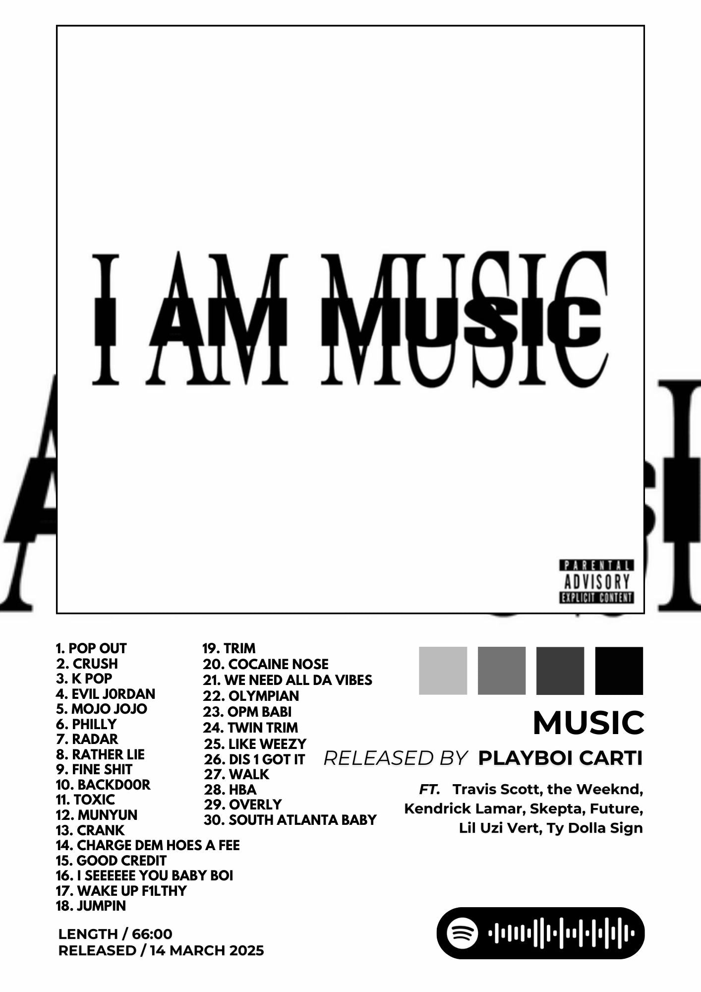 Tablou Music - Playboi Carti