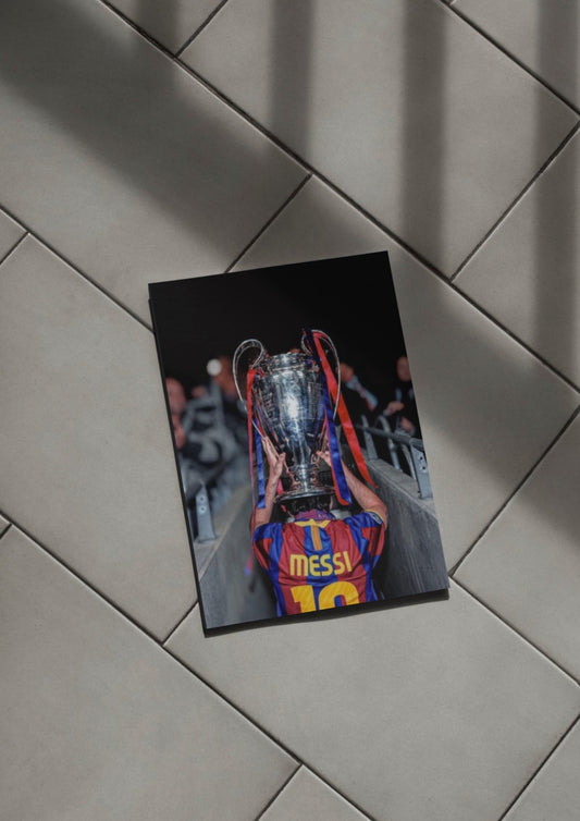 Poster Messi Champions League