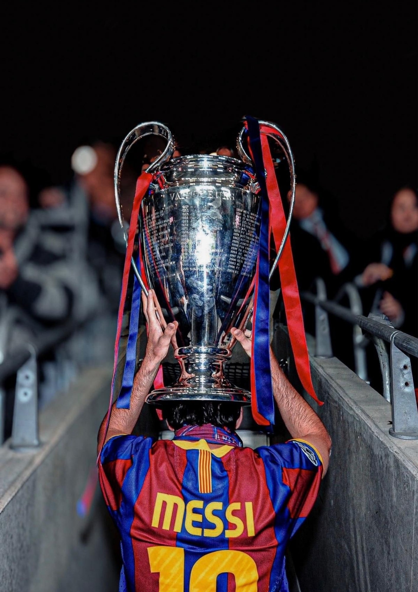 Poster Messi Champions League