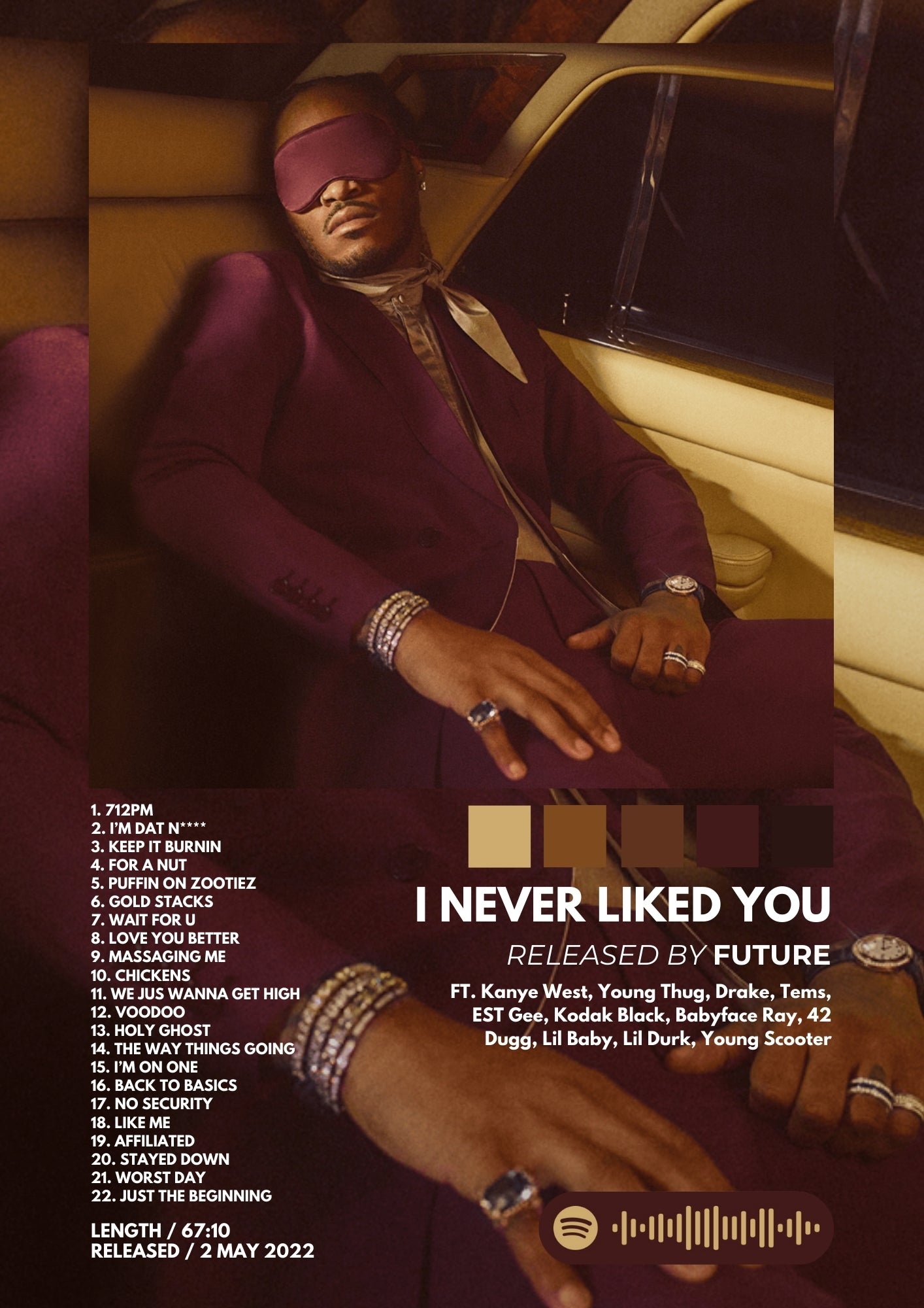 Tablou I NEVER LIKED YOU