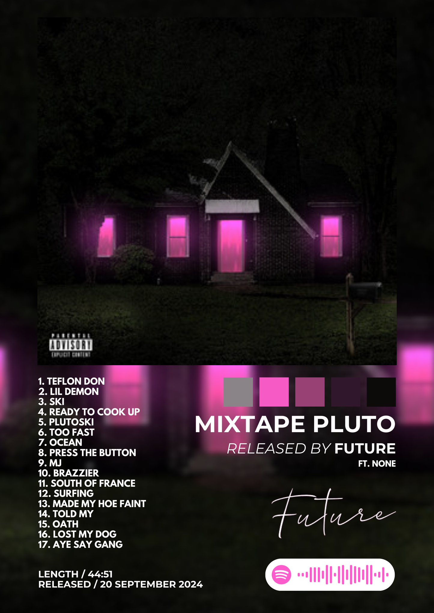 Tablou MIXTAPE PLUTO