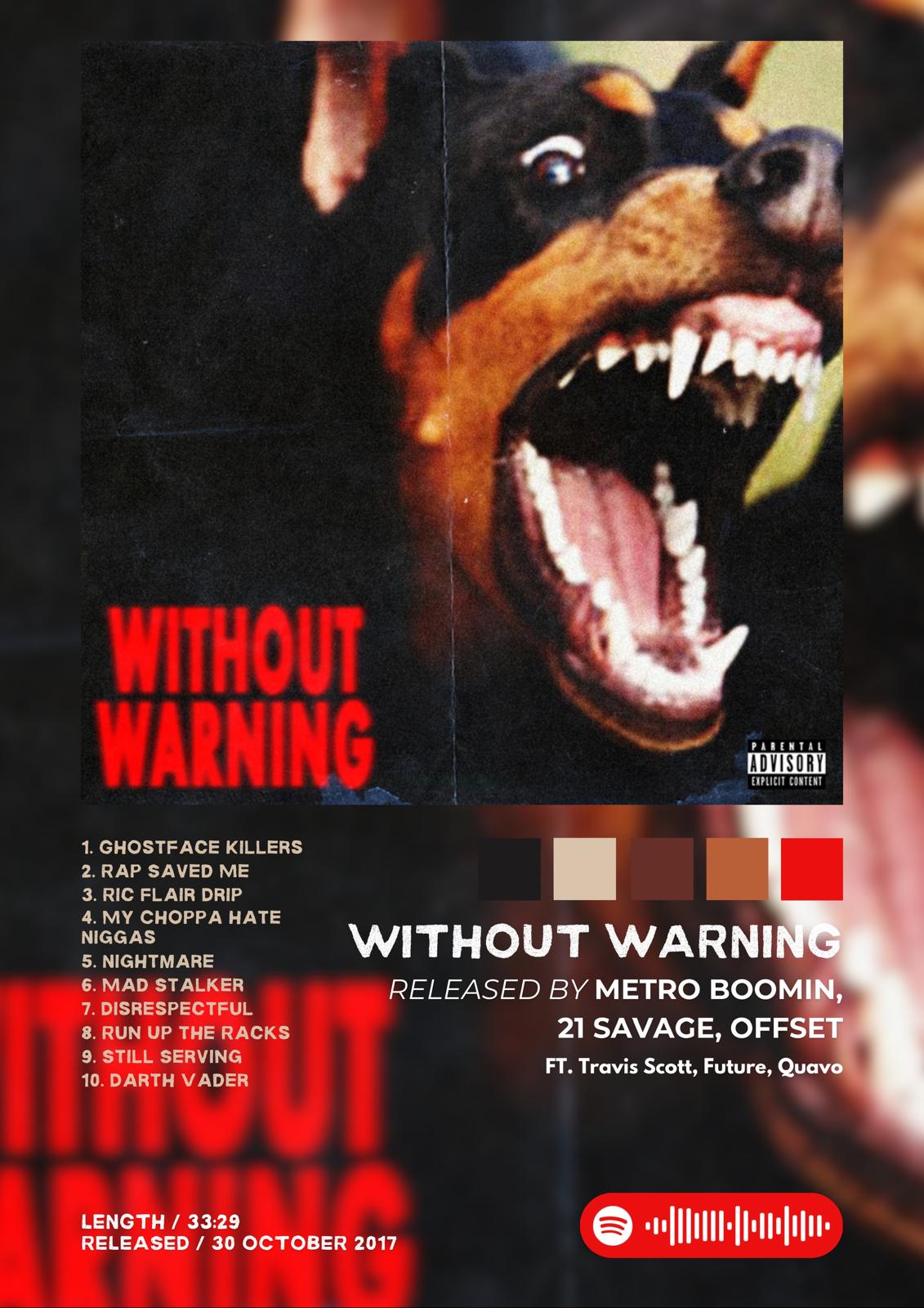 Tablou WITHOUT WARNING