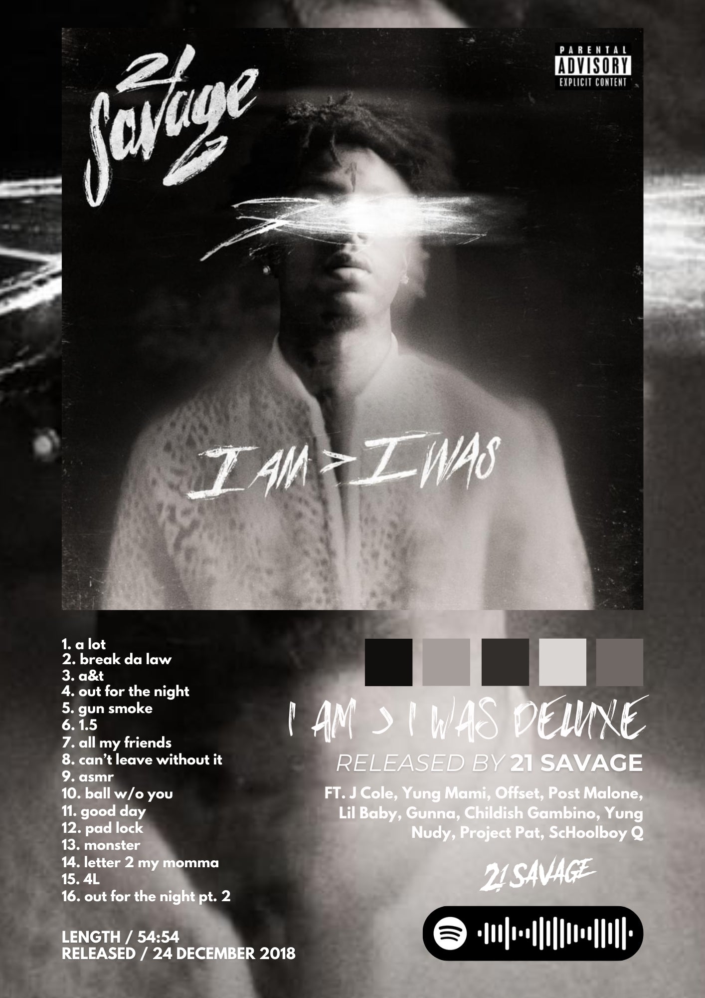 Tablou i am > i was deluxe edition