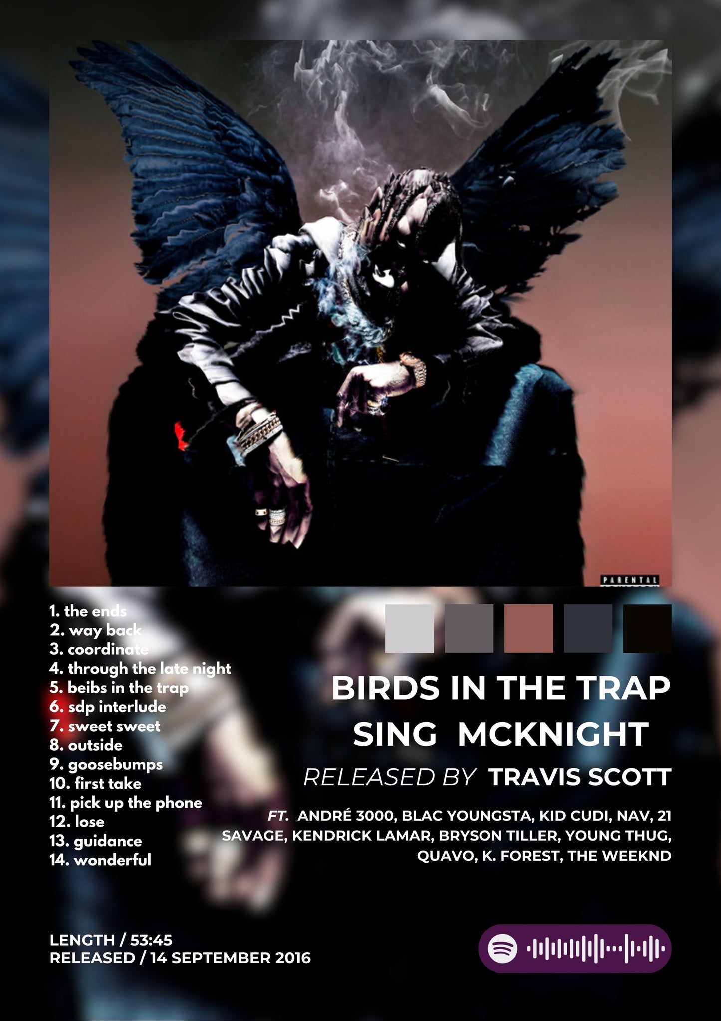 Tablou Birds in the Trap Sing McKnight