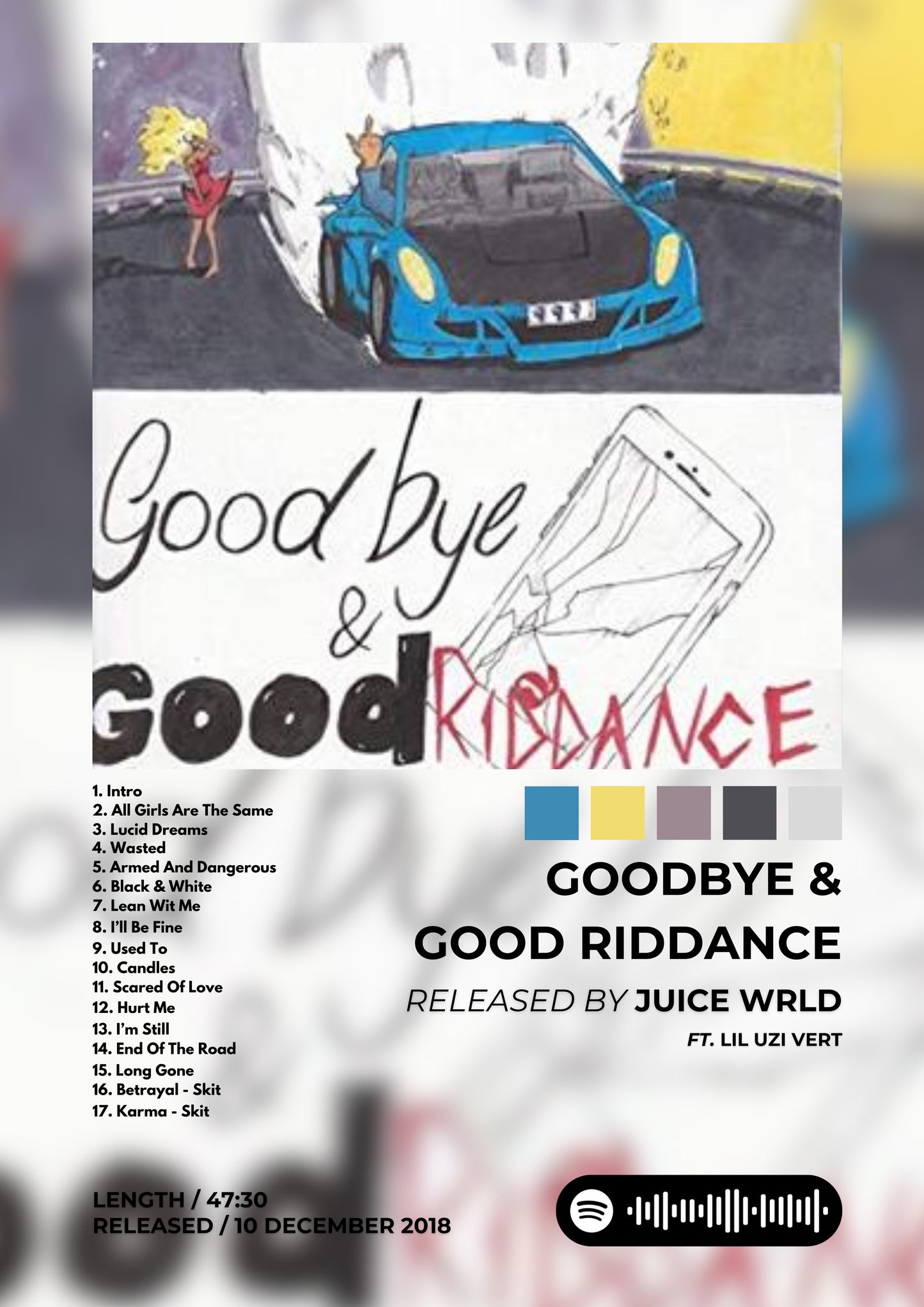 Tablou Goodbye & Good Riddance