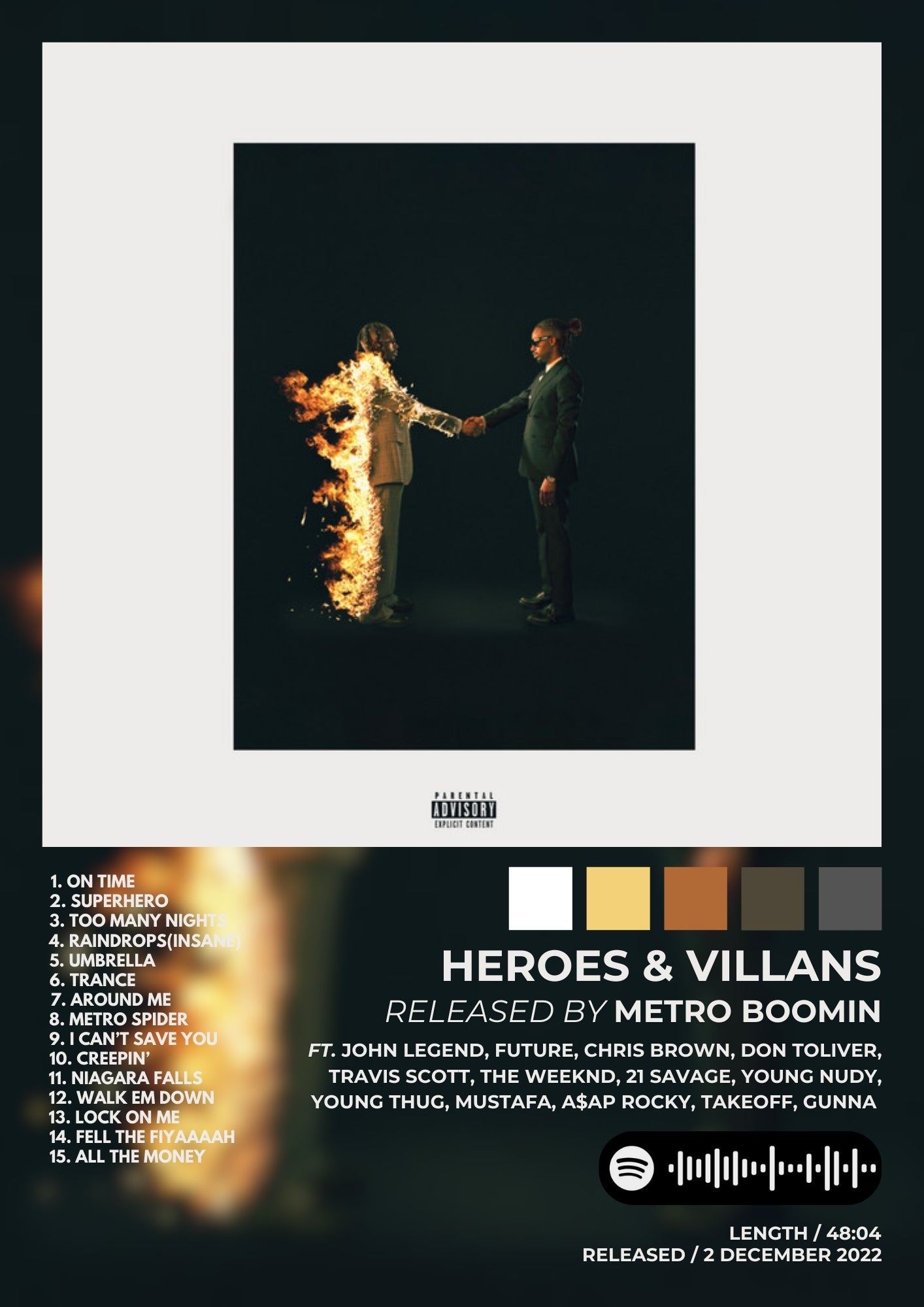 Tablou Heroes & Villains