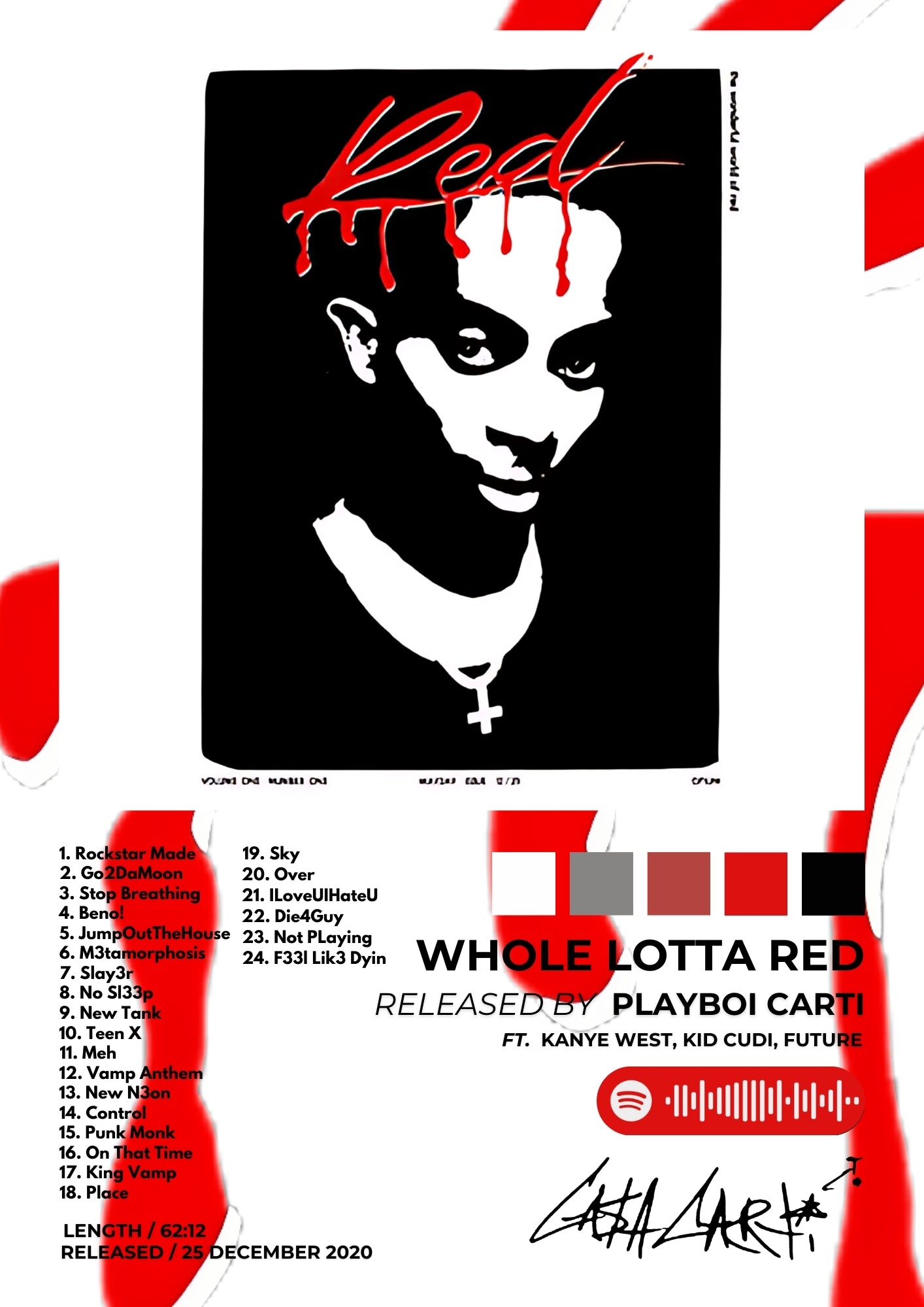 Tablou Whole Lotta Red