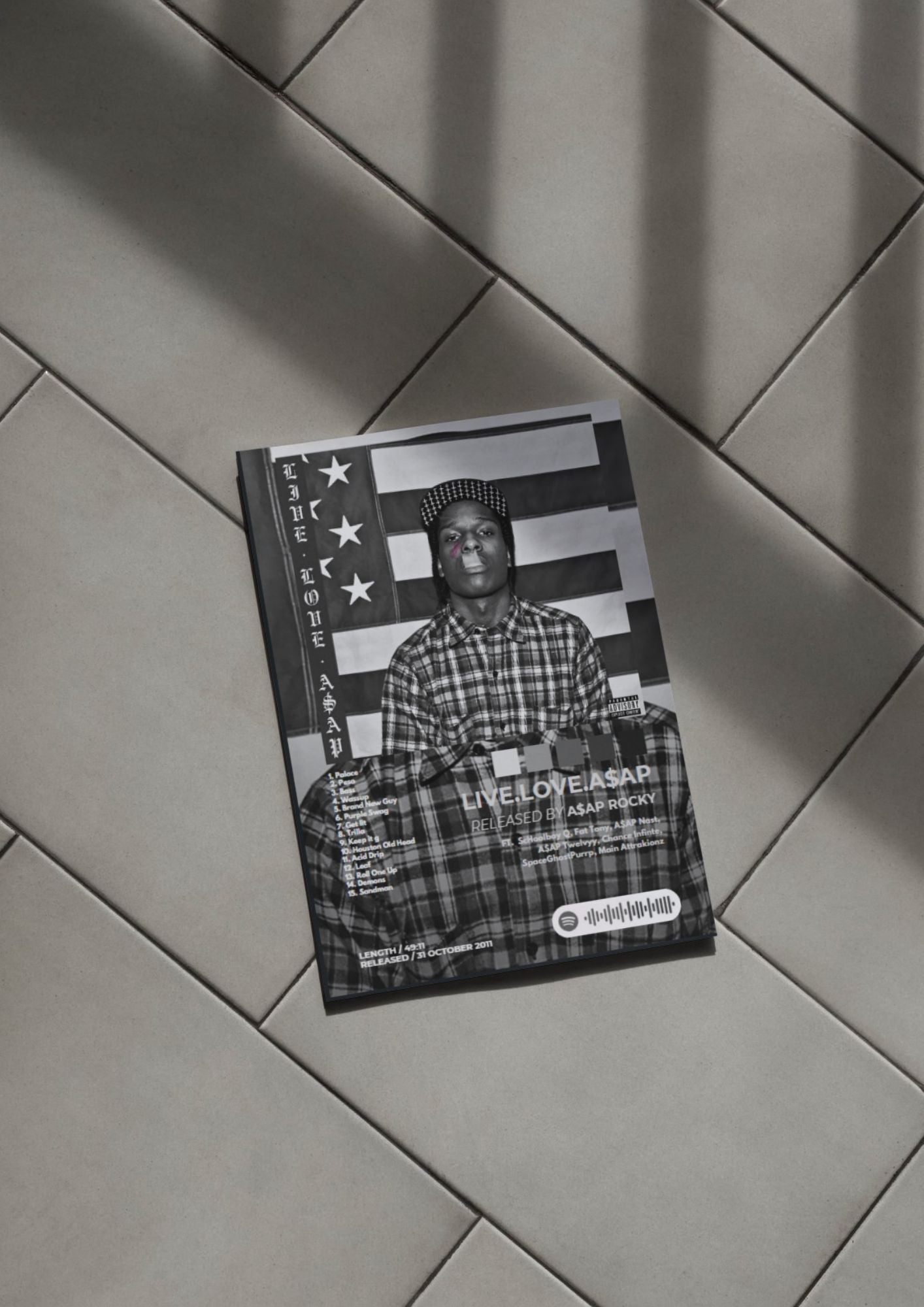 Tablou LIVE LONG A$AP