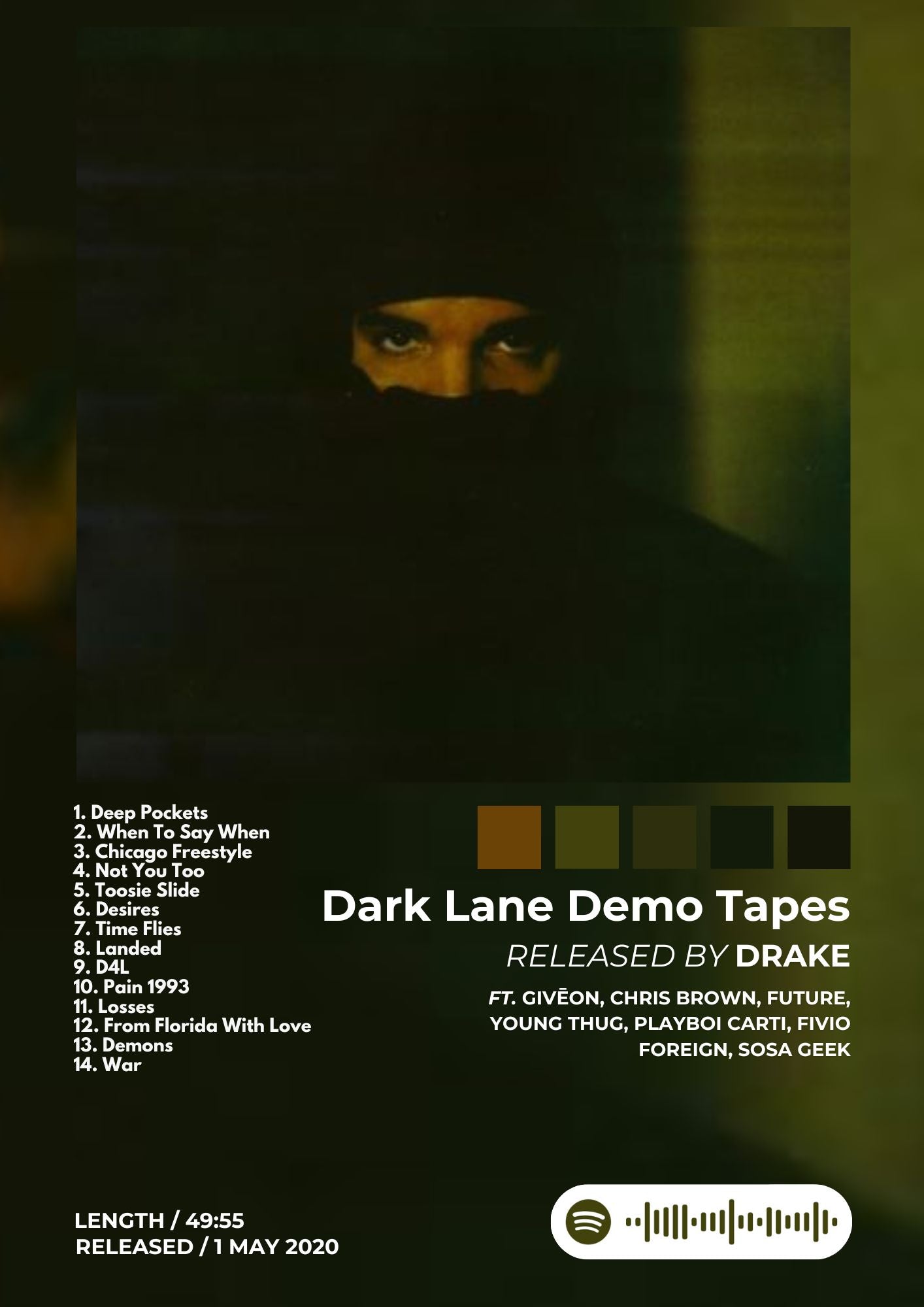 Tablou Dark Lane Demo Tapes