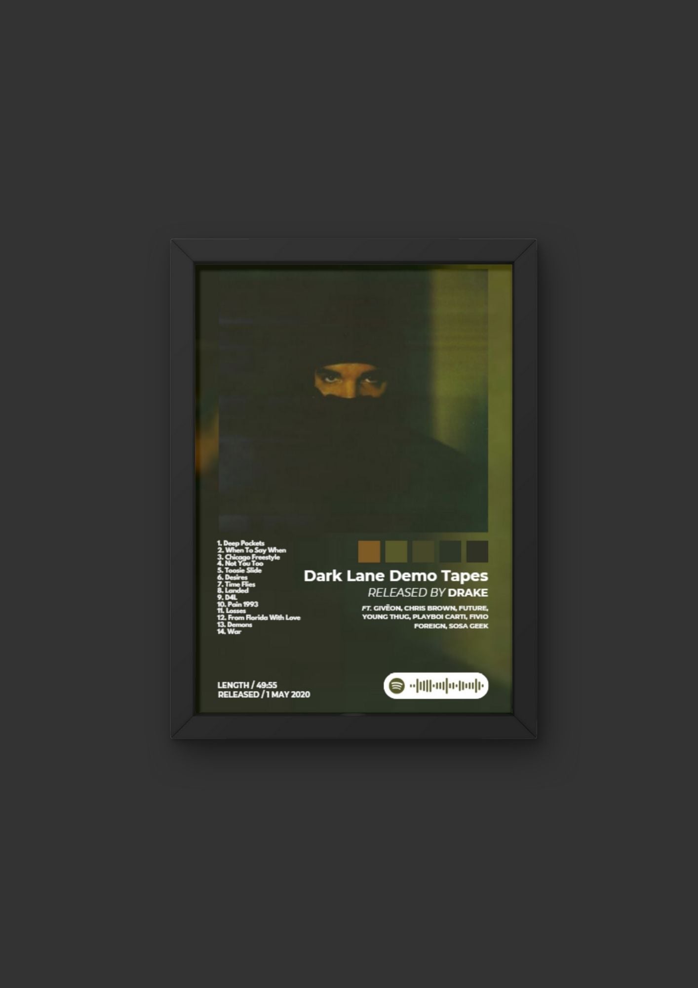 Tablou Dark Lane Demo Tapes