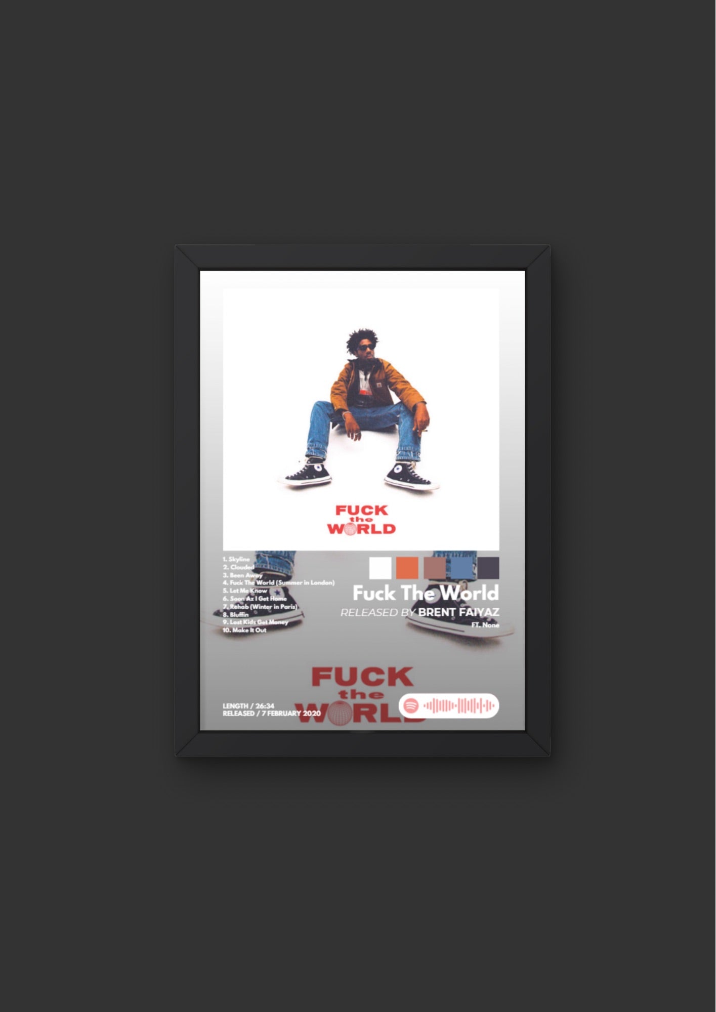 Tablou Fuck The World