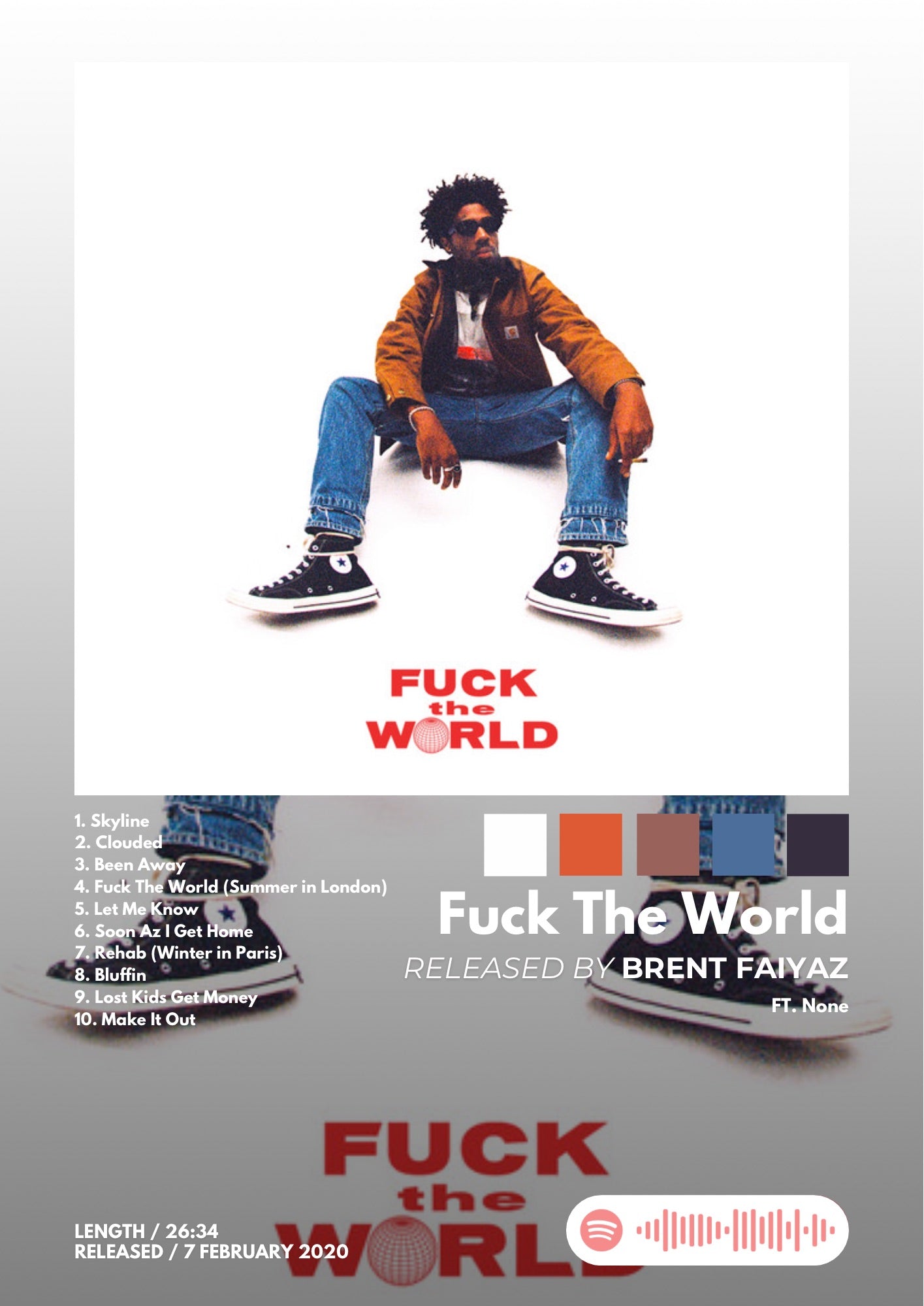 Tablou Fuck The World