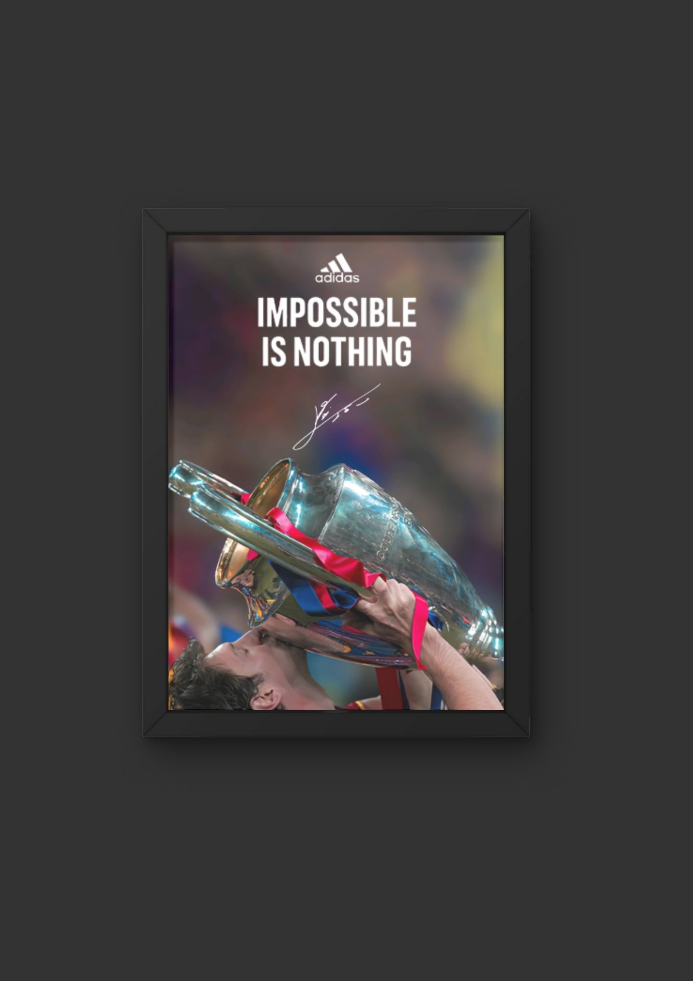 Poster Messi Champions League