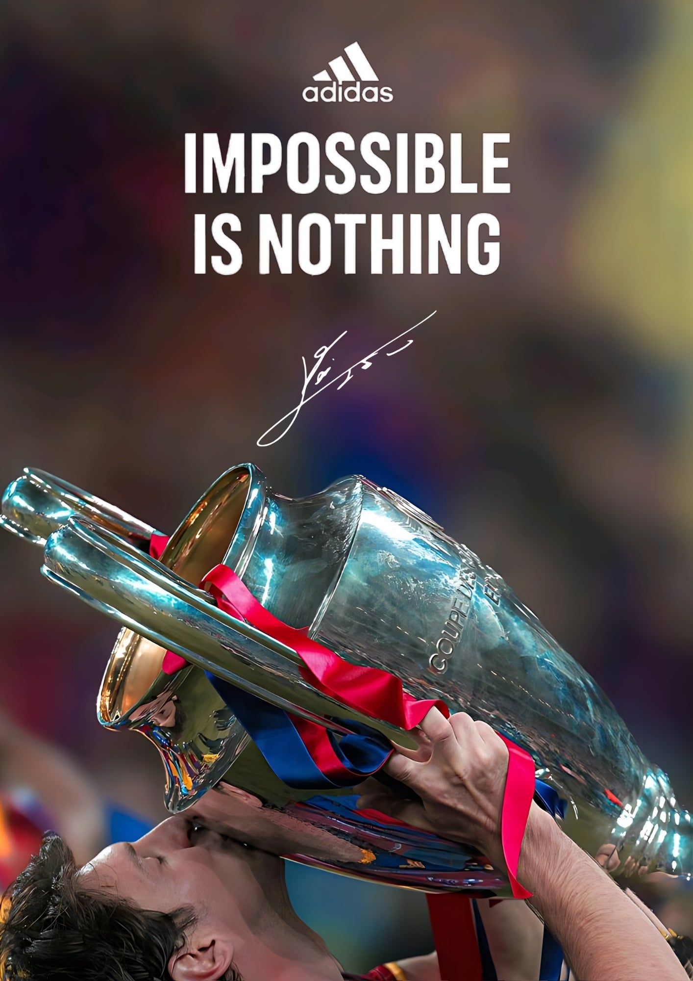 Poster Messi Champions League