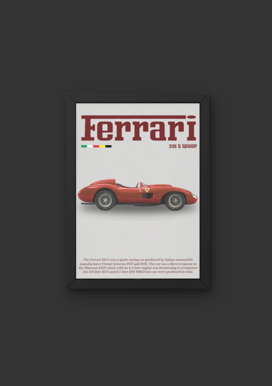 Poster Ferrari 335S