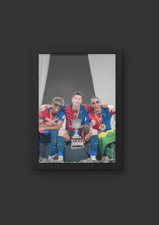 Poster Barca Trio