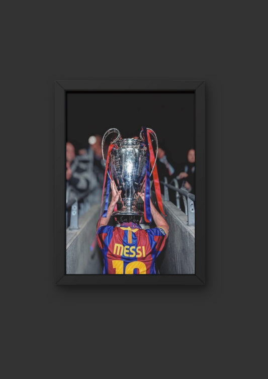 Poster Messi Champions League