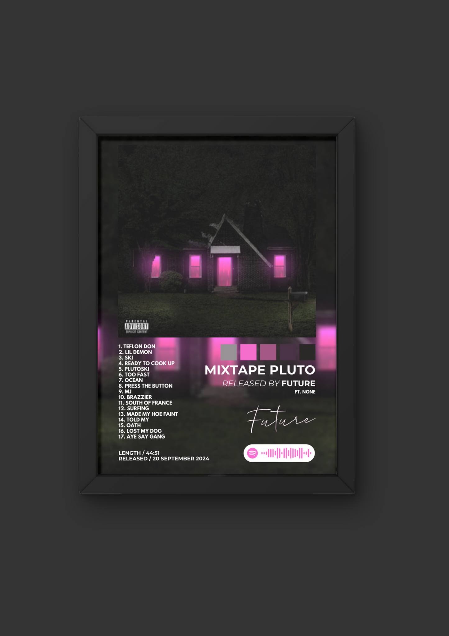 Tablou MIXTAPE PLUTO