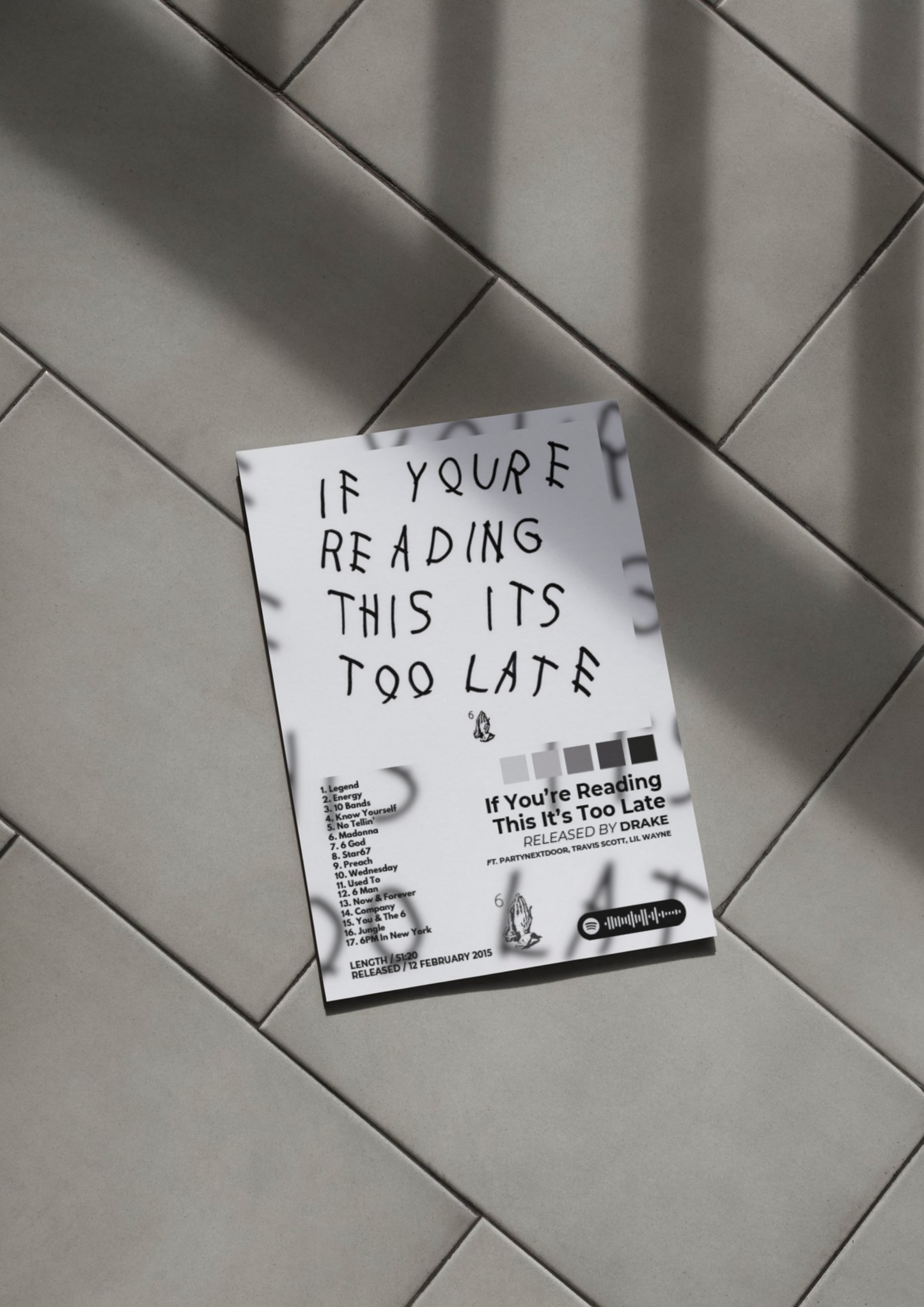 Tablou If You're Reading This It's Too Late